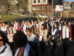 Halk Sağlığı Müdürlüğünde kadına yönelik yürüyüş