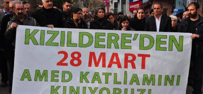 Dersim’de Kızıldere katliamı protesto edildi