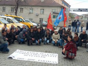 DHF, HDP, ESP ve Partizan Üyelerinden Polis Protestosu