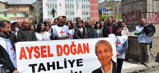 İHD Dersim Şubesi,Aysel Doğan'ın serbest bırakılmasını istedi