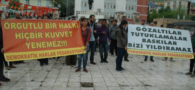 Dersim’de gözaltılar kınandı