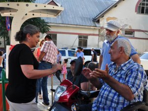 Belediye engelliler için şarj istasyonu kurdu