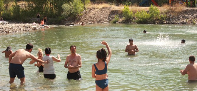 Dersim’de sıcak hava etkili oluyor