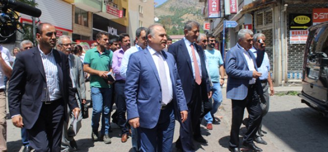 CHP’li heyet, özel güvenlik bölgesi için Dersim’e geldi