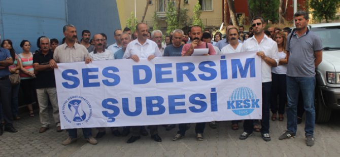 SES Dersim Şubesi, 112 çalışanlarına yönelik şiddete tepki gösterdi