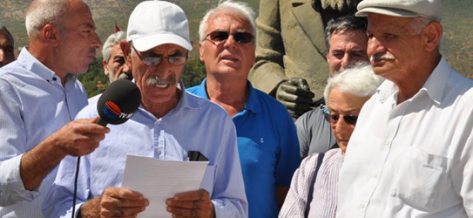 Dersim'de Alevi dedelerinden barış için açlık grevi