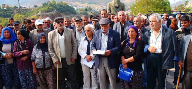 Alevi Dedeleri, mezarlığın tahrip edilmesine tepki gösterdi