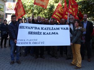 EMEK Dersim İl Örgütünden Silvan Protestosu