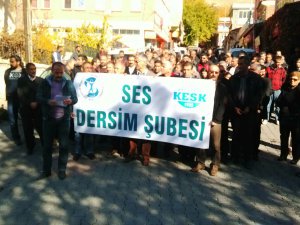 SES Dersim Şubesinden görevden uzaklaştırma tepkisi