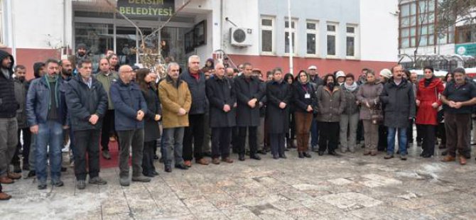 Dersim’de 3 kadının öldürülmesi protesto edildi