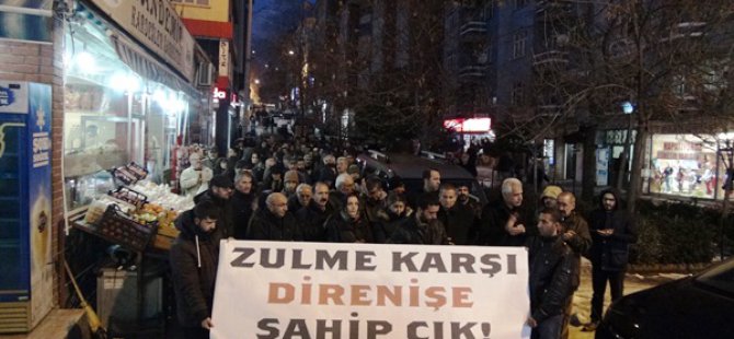 Dersim’de Cizre protestosu