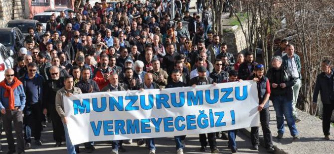 'Munzurumuzu vermeyeceğiz'