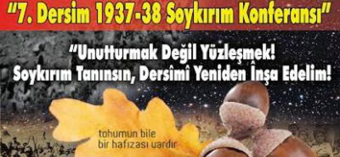 Dersim Belediyesi konferansa hazırlanıyor