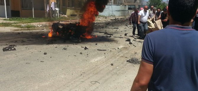 Adliye lojmanlarına bombalı araçla saldırı