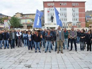 Dersim’de ihraç protestosu