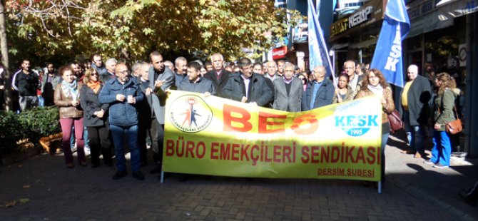 Dersim’de tutuklamalar protesto edildi