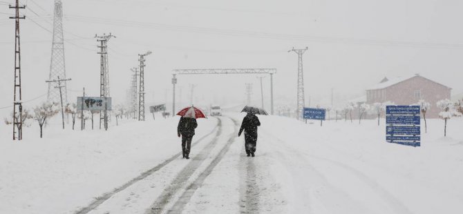 Dersim’de 239 köy yolu ulaşıma kapandı