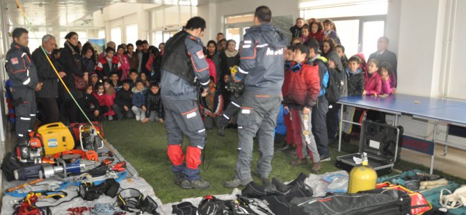 Ovacık'ta Temel Afet Bilinci Eğitimi