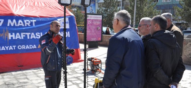 AFAD, Deprem Bilinci Eğitimi Verdi