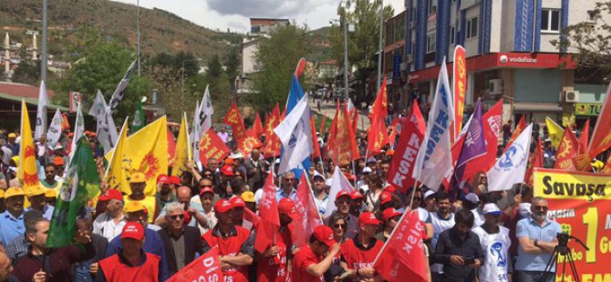 1 Mayıs Bayramı, Dersim’de kutlandı