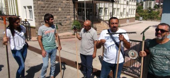 HDP Milletvekili ve çevrecilerden protesto eylemi