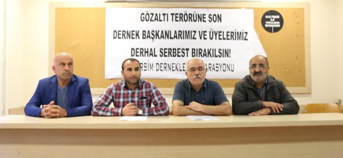 Dersim Dernekleri Federasyonu: Gözaltı terörüne yabancı değiliz