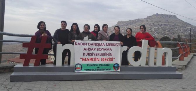 Kursiyerler Mardin’i gezdi