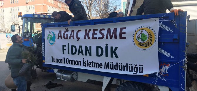 "Ağaç kesme, fidan dik" kampanyası