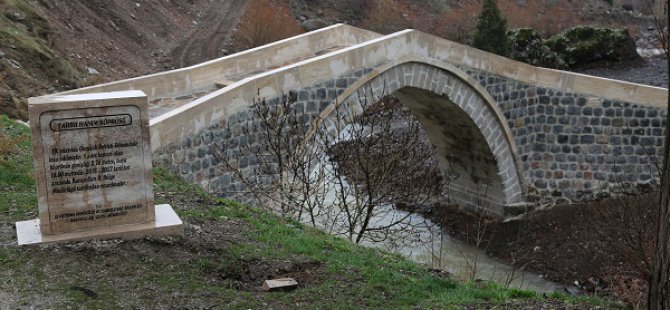 Tarihi Hanım Köprüsünde inceleme