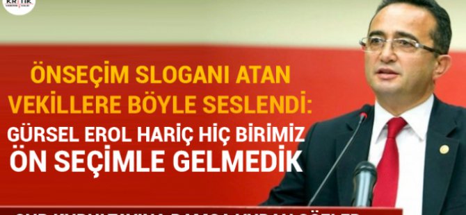 CHP’li Tezcan’dan Gürsel Erol itirafı!