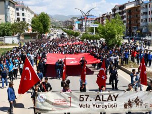 Tunceli'de "57. Alay Vefa Yürüyüşü"