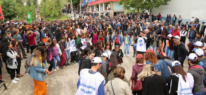 1 Mayıs İşçi Bayramı  Dersim’de Coşkuyla Kutlandı