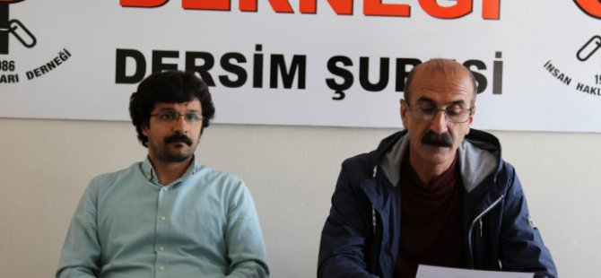 İHD Dersim: Türkiye geçmişiyle yüzleşme sürecine girmelidir