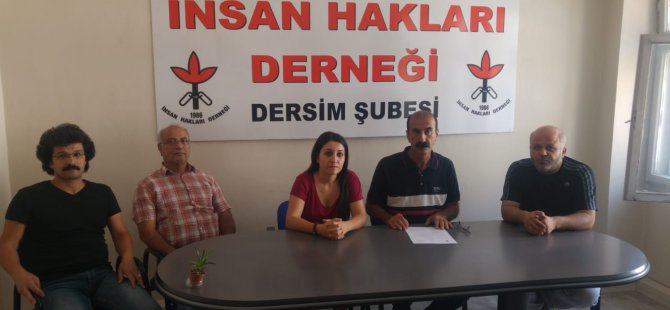 İHD Dersim Şubesi’nden hasta mahkum açıklaması