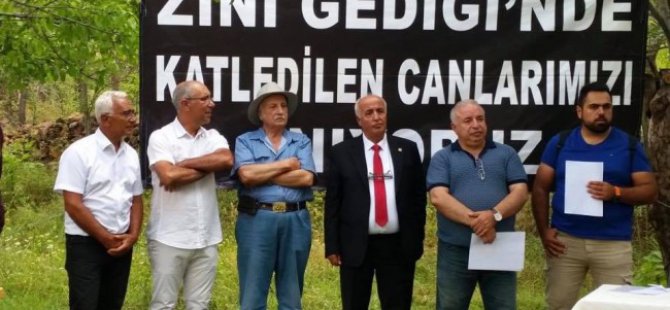 Zini Gediği Katliamı 80. yılında lanetlendi