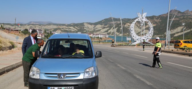 Çocuklar Bayramda sürücülere "Kırmızı Düdük" çalacak