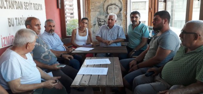 İzmir'de Dersim'deki orman yangınları için ortak inisiyatif