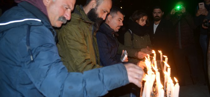 Seyit Rıza ve arkadaşları, çıla ve mumlar yakılarak anıldı