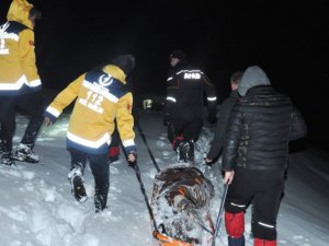 Yaşlı kadının yardımına sağlık ve AFAD ekipleri yetişti