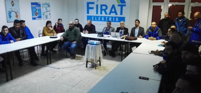 FIRAT EDAŞ’ta çalışanlara iş sağlığı ve güvenliği eğitimi