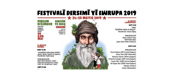 Avrupa Dersim Kültür Festivali başladı