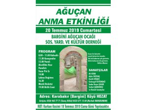 Ağuçan anma etkinliği 20 Temmuz’da yapılacak