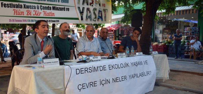 Dersim’de ekoloji paneli: Hiçbir şey ormanlarımızın yakılmasına gerekçe olamaz