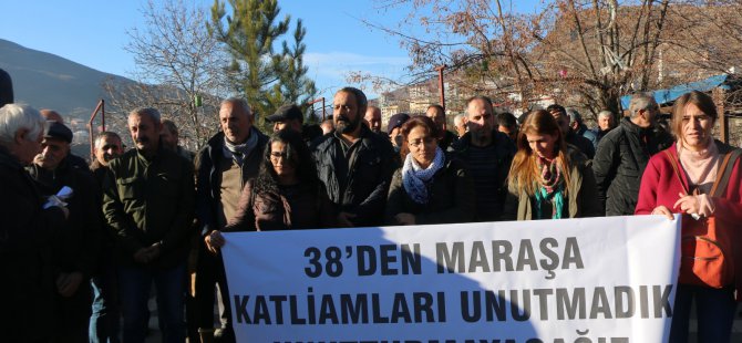 Maraş katliamında yaşamını yitirenler Dersim’de anıldı