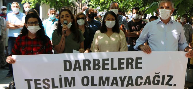 Milletvekillerinin tutuklanması protesto edildi