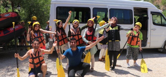 Dersim’de zipline ve raftinge yoğun ilgi