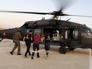 5'inci kattan düşen Aras için askeri helikopter havalandı