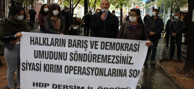 HDP’li  milletvekillerin tutuklanmaları protesto edildi