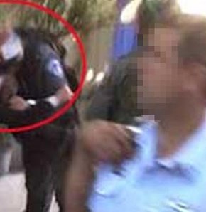 Bira şişesiyle polislere saldırıp kafa attı!