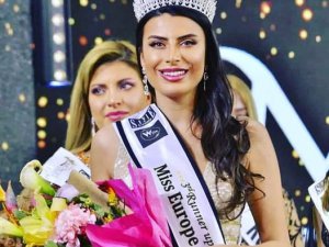 Dersimli Duygu Çakmak ‘Miss Europe 2021’de üçüncü oldu